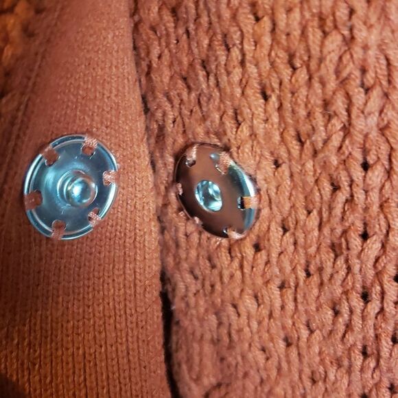 APT. 9 Orange Sweater Jacket - Picture 3 of 7